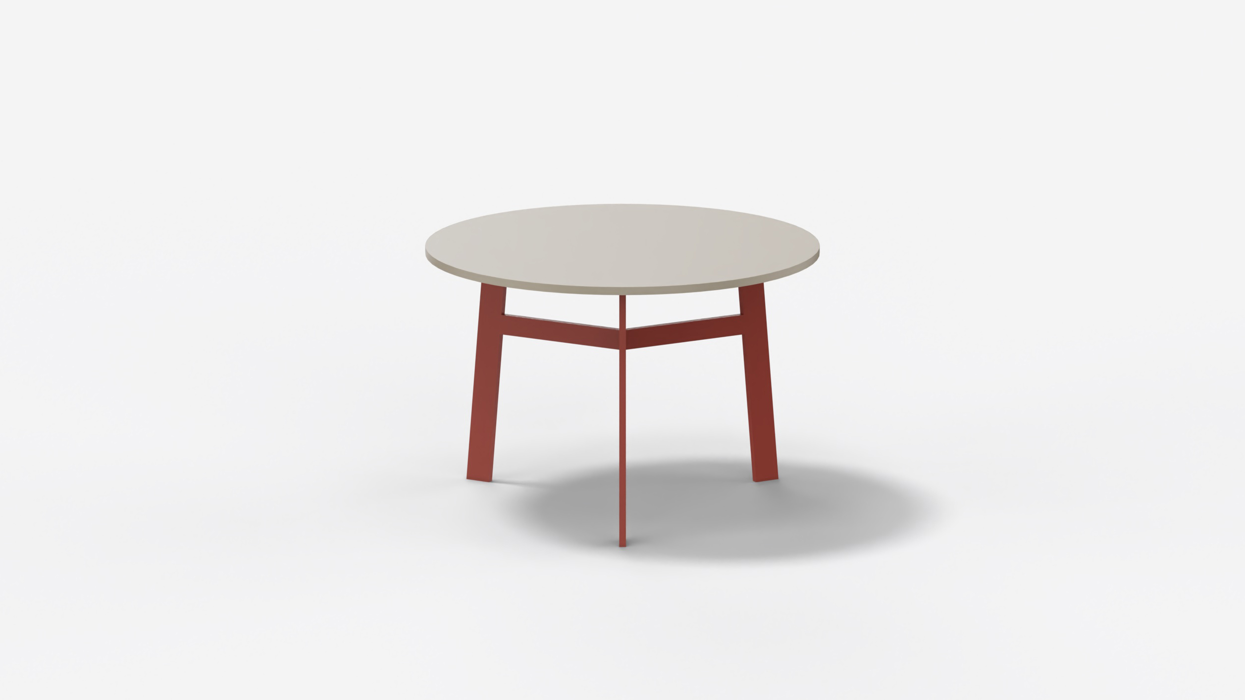 Mesa Sunset: Mesa auxiliar de diseño sencillo y original con curvas y patas evocadoras.