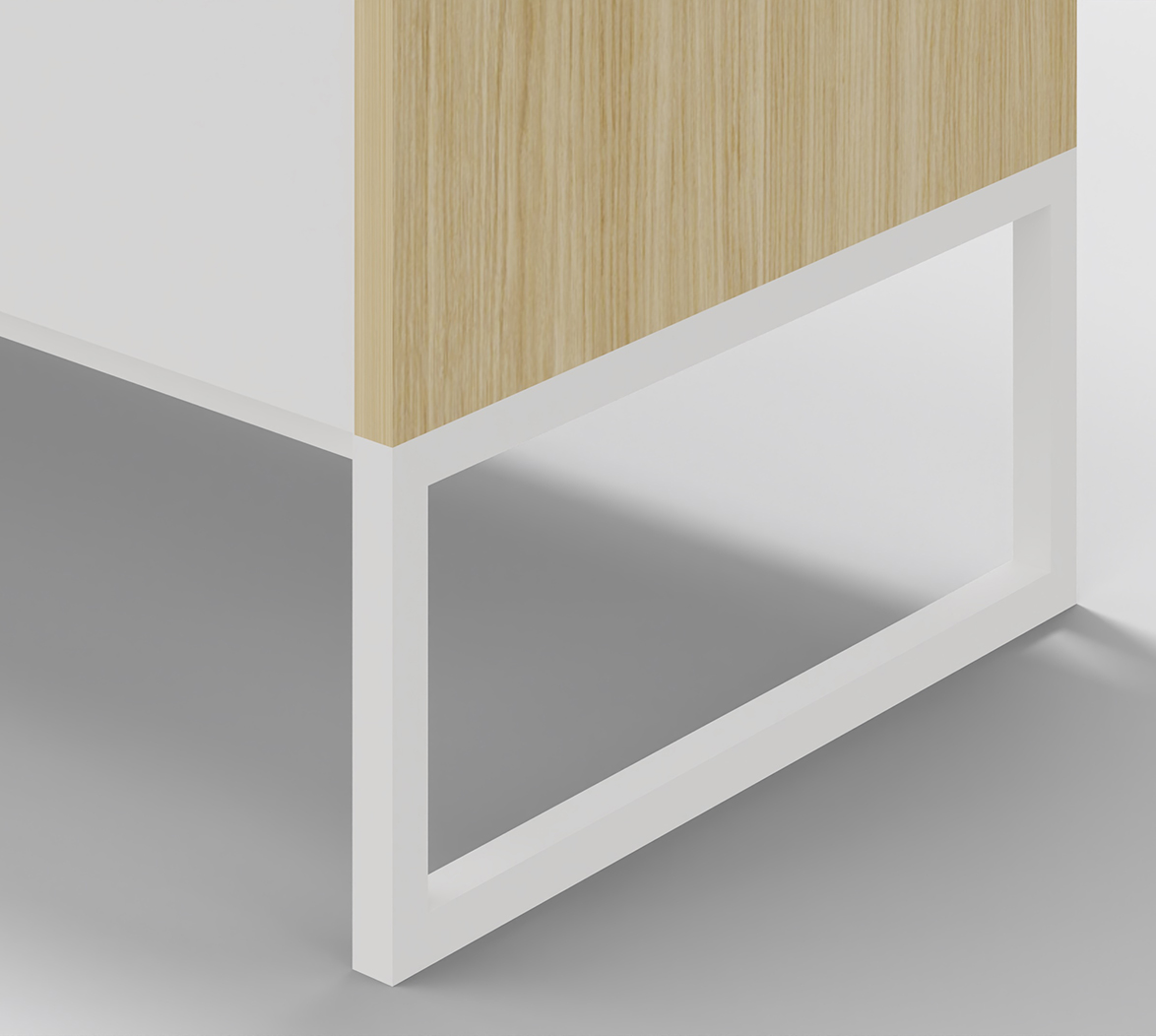 Mueble de Televisión Kelly: Diseño Vanguardista y Funcionalidad Destacada.