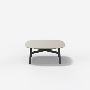 Mesa Sunset: Mesa auxiliar de diseño sencillo y original con curvas y patas evocadoras.